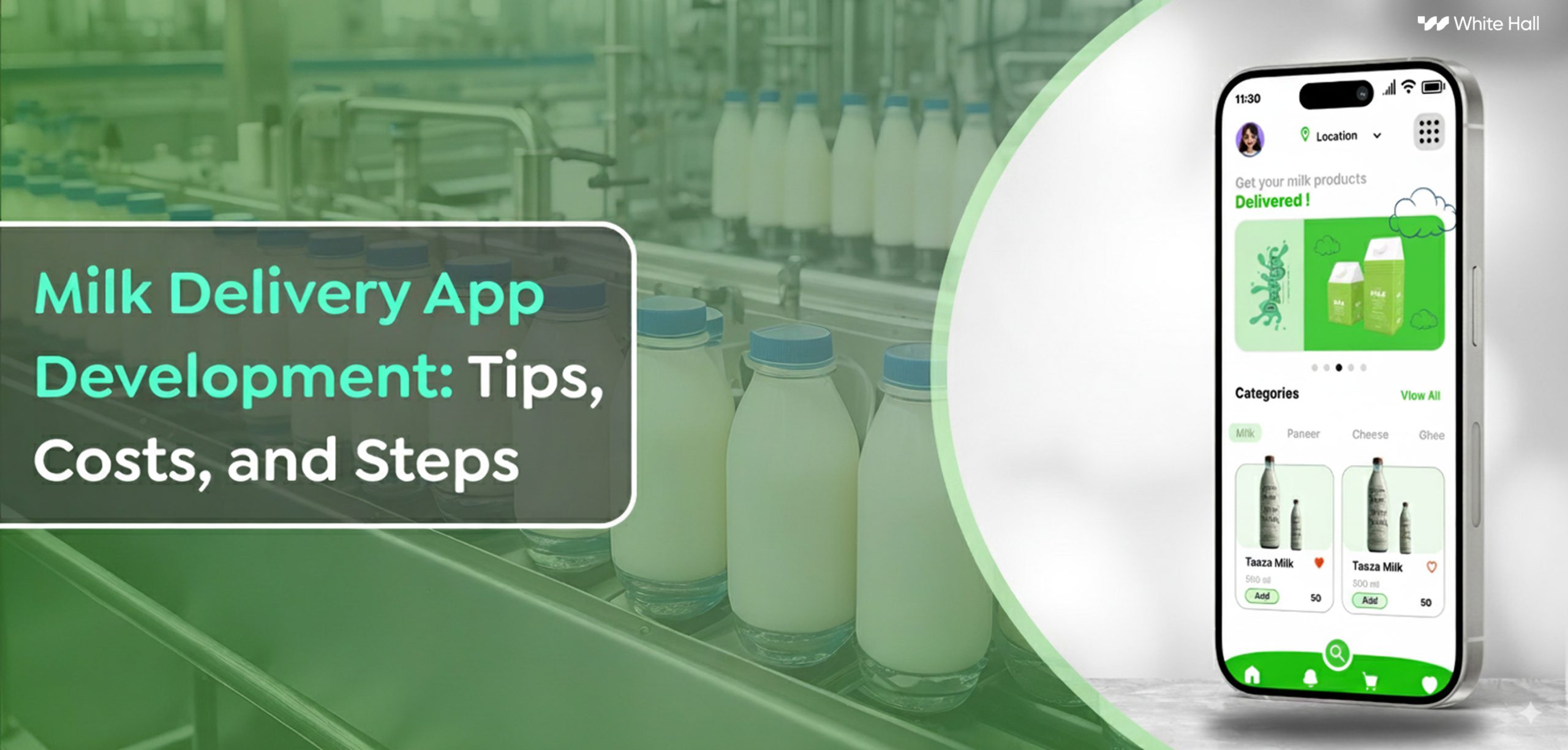 Milk Delivery App Development: Tips, Costs, and Steps