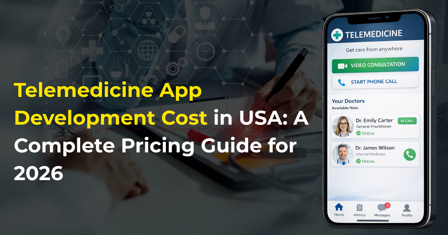 telemedicine app development cost in usa